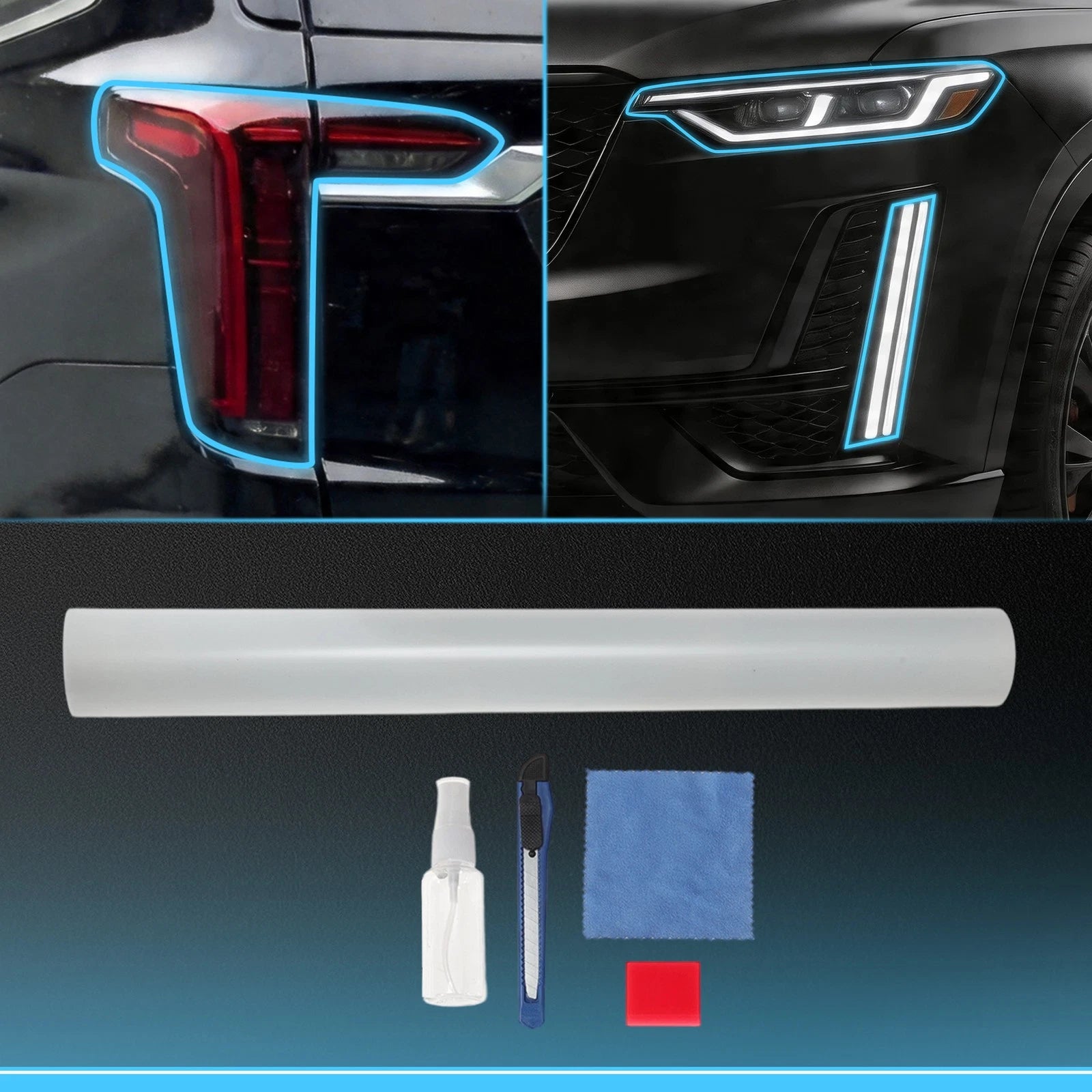 Headlight Taillight Tint Kit for Cadillac XT6 (2020–2025) 1 Set