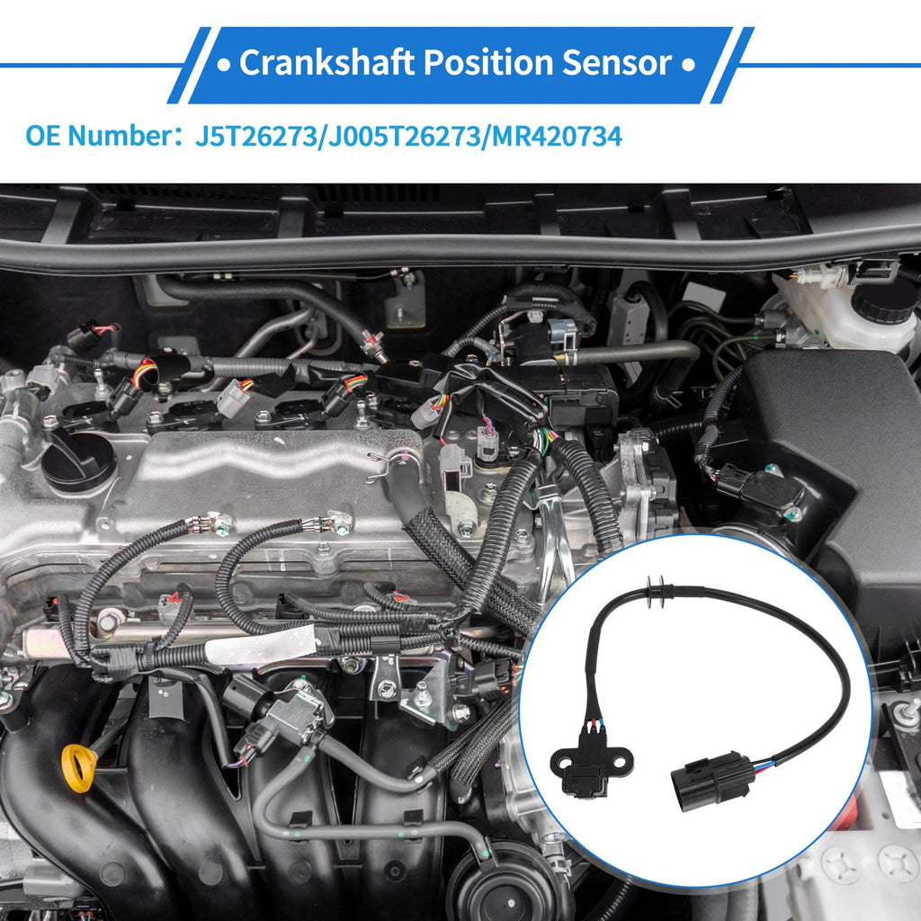 Crankshaft Position Sensor Replacement for Mitsubishi Lancer 1.3 1.6 (2003–2013)