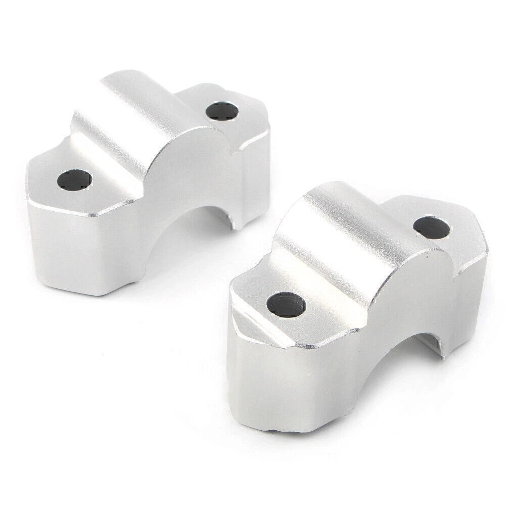 2X 22mm Handlebar Riser Mount Clamps for Kawasaki Versys 1000 (2015–2018)
