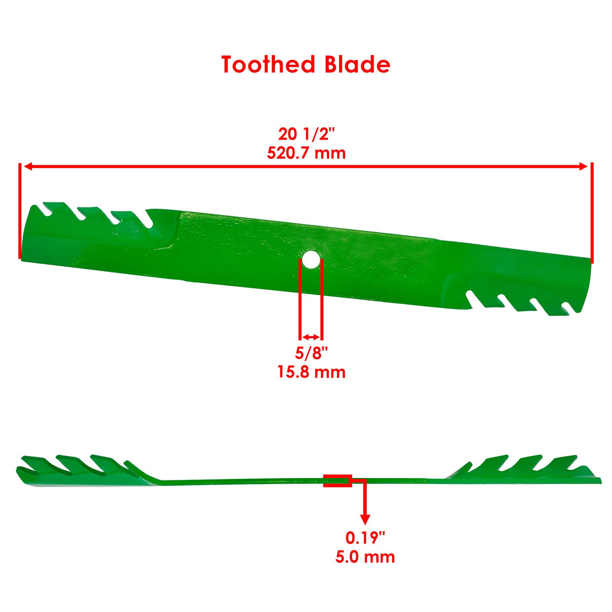 Gator Deck Blades Replacement 60 Inch for Exmark 103-0301 (2000–2000)