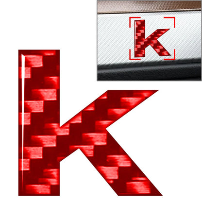 Lowercase Alphabet Letter Decals Stickers for - Red