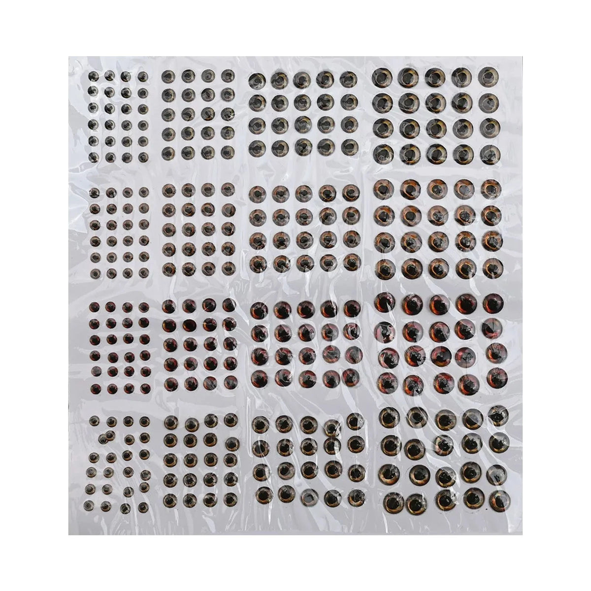 Set of Realistic Fish Eyes for Fly Tying (336 Pieces)