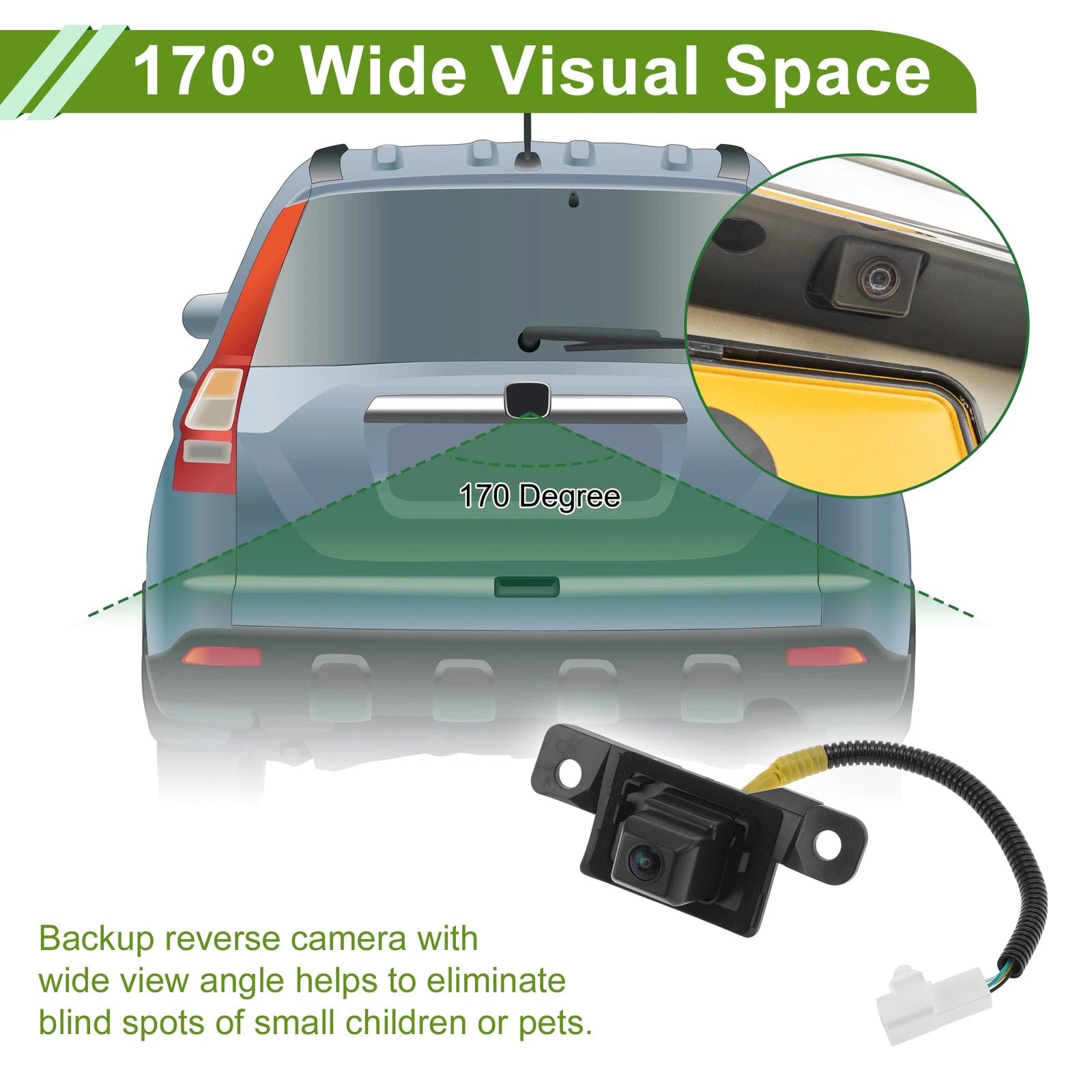 Rear View Backup Car Camera Replacement for Lexus RX 350 (2007–2009)