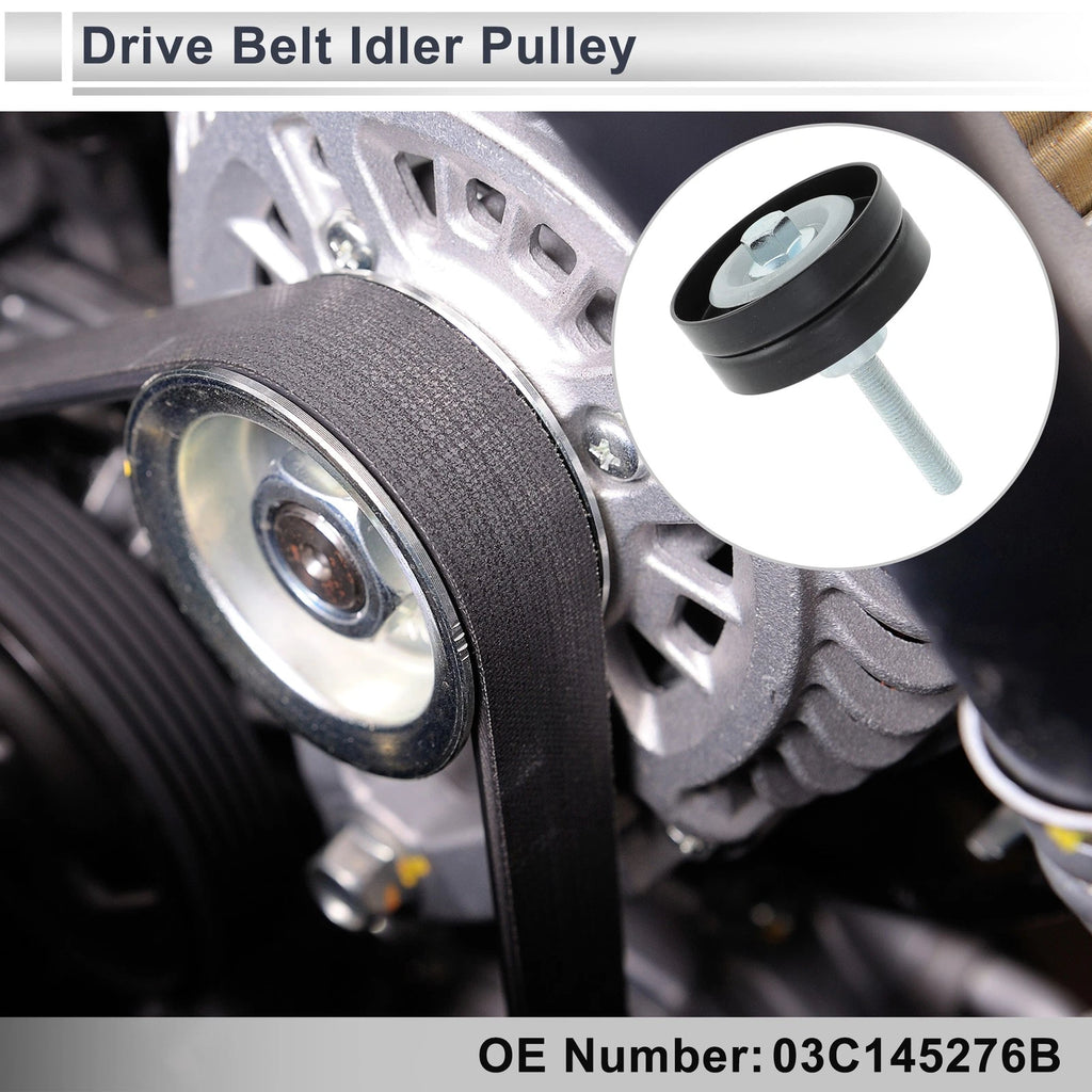 Drive Belt Idler Pulley for Volkswagen Jetta 2013–2016 Replacement