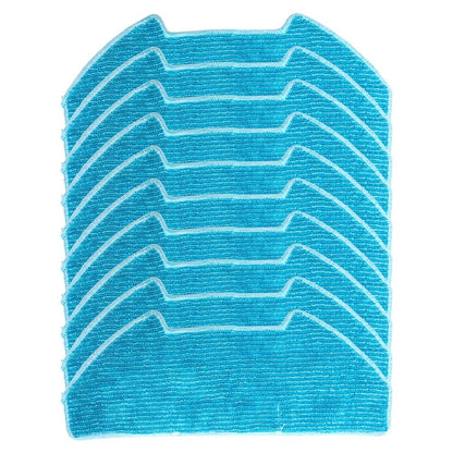 10PCS Microfiber Mop Pads for BObsweep Pet (Self-Emptying Robot Vacuum)