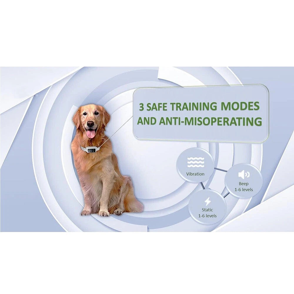 Intelligent Touchscreen Anti Bark Dog Control Collar for All Dogs (2023)
