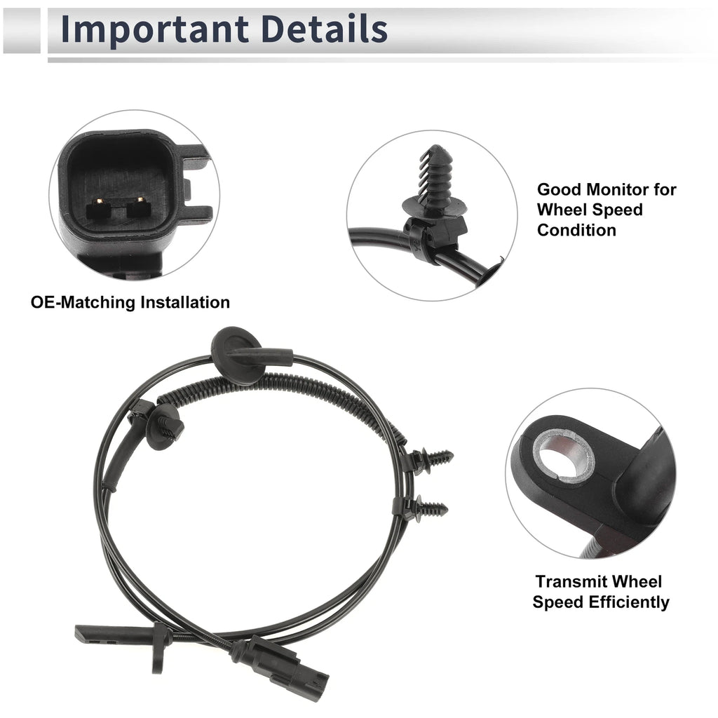 ABS Wheel Speed Sensor for Chevrolet Traverse (2009–2017) Front Left/Right