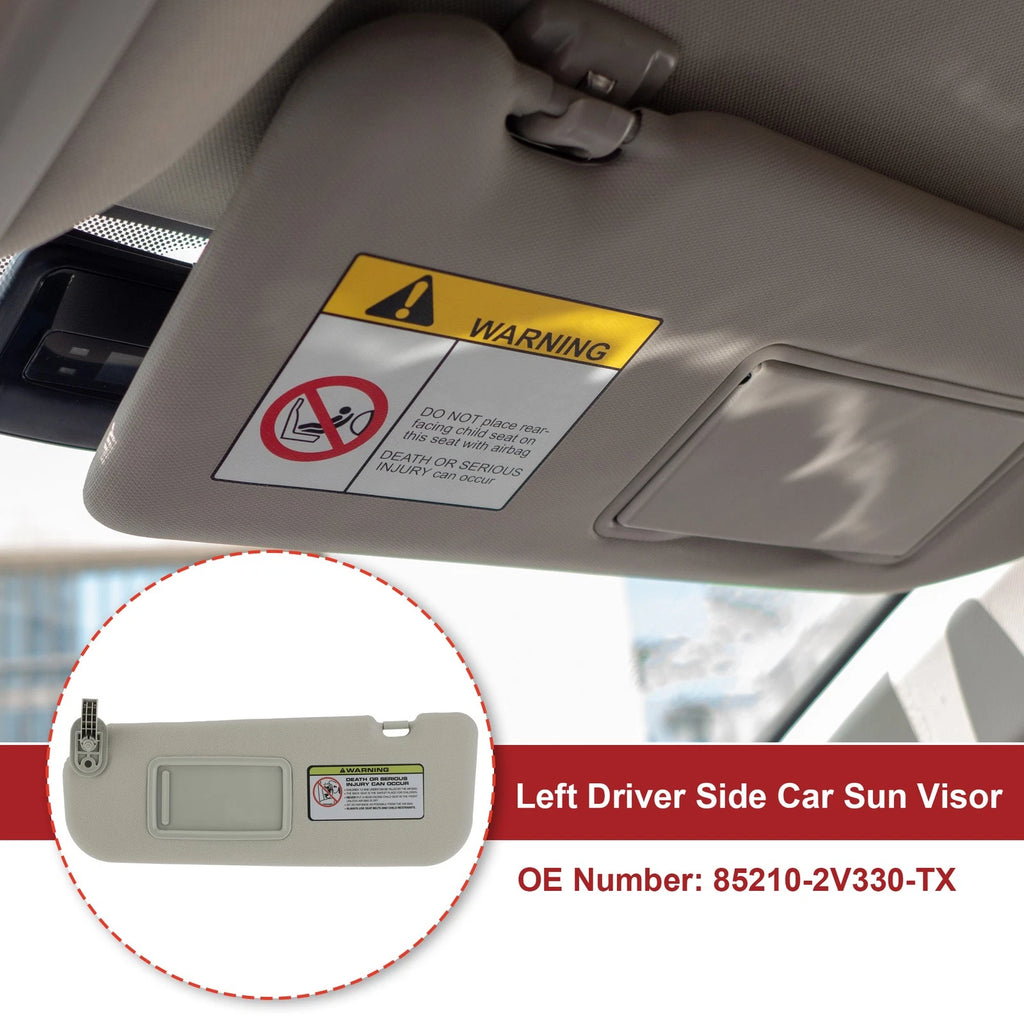 Left Car Sun Visor with Mirror for Hyundai Veloster 2012–2017