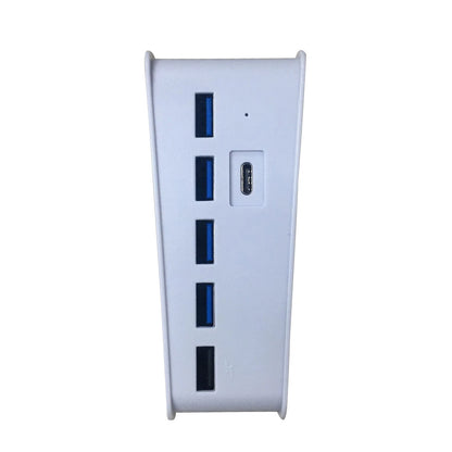 6-Port USB-C Hub Adapter for PS5 PS4 Pro (2020–2023)