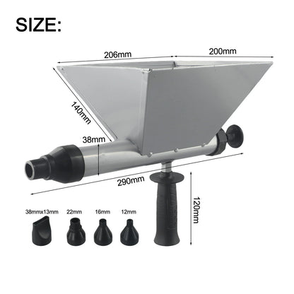 Electric Mortar Sprayer with 8 Replaceable Tips for Effortless Grouting