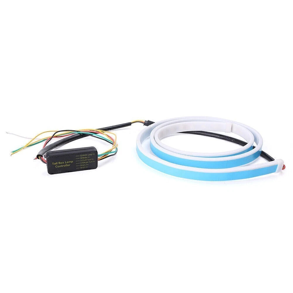 120CM LED Rear Tail Box Dynamic Streamer Turn Signal Light for Cars