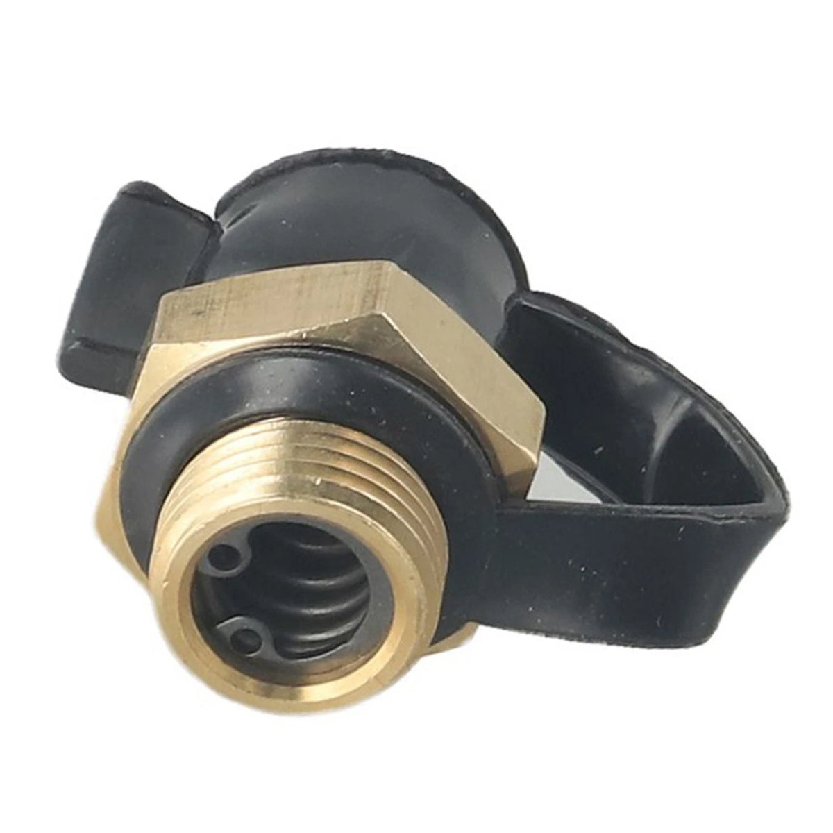 Air Valve Connector for Truck (Metal, Silver)