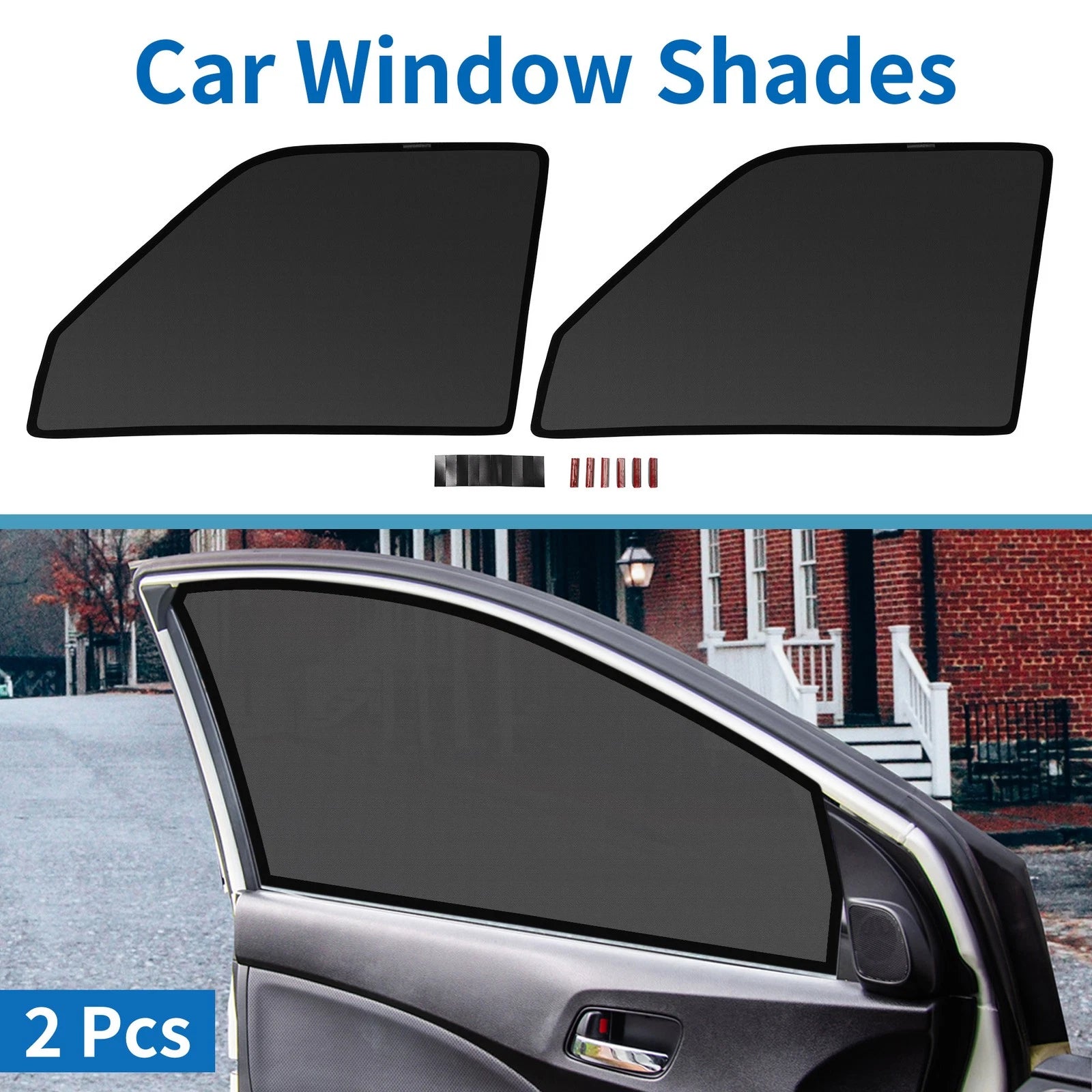 Car Window Cover Front for Toyota Voxy Noah 90 Series Net Black (2001–2007)