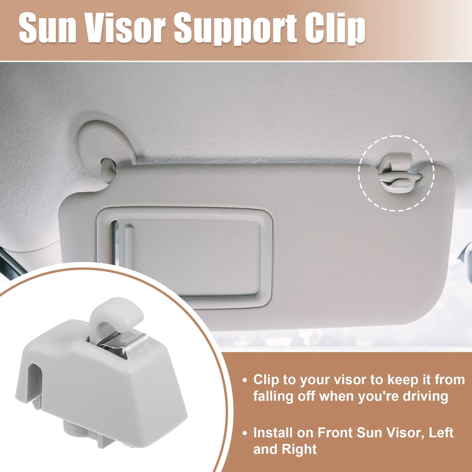 Sun Visor Support Clip Retainer Replacement for Volkswagen Touareg (2011–2018)