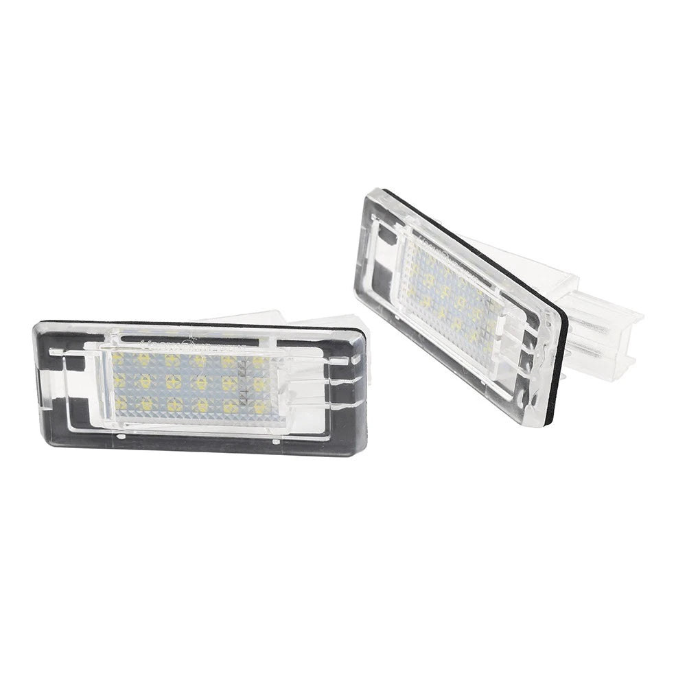 2X ABS Rear License Plate Light Lamp for Dacia Duster (2010–Present)
