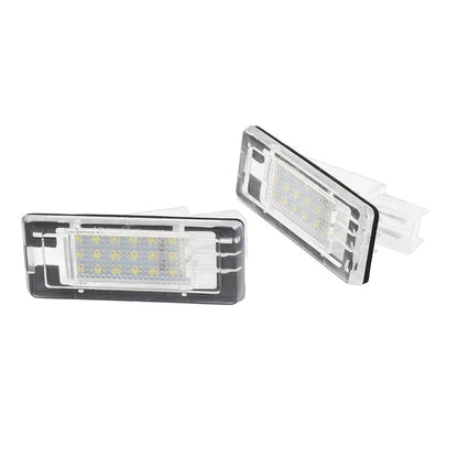 2X ABS Rear License Plate Light Lamp for Dacia Duster (2010–Present)