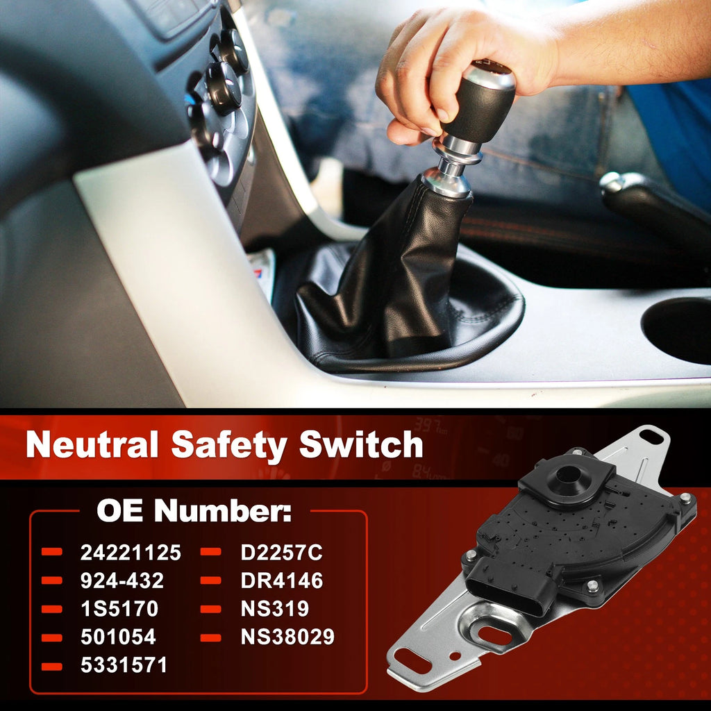 Neutral Safety Switch Rear for Cadillac for GMC for Hummer (1984–1998)