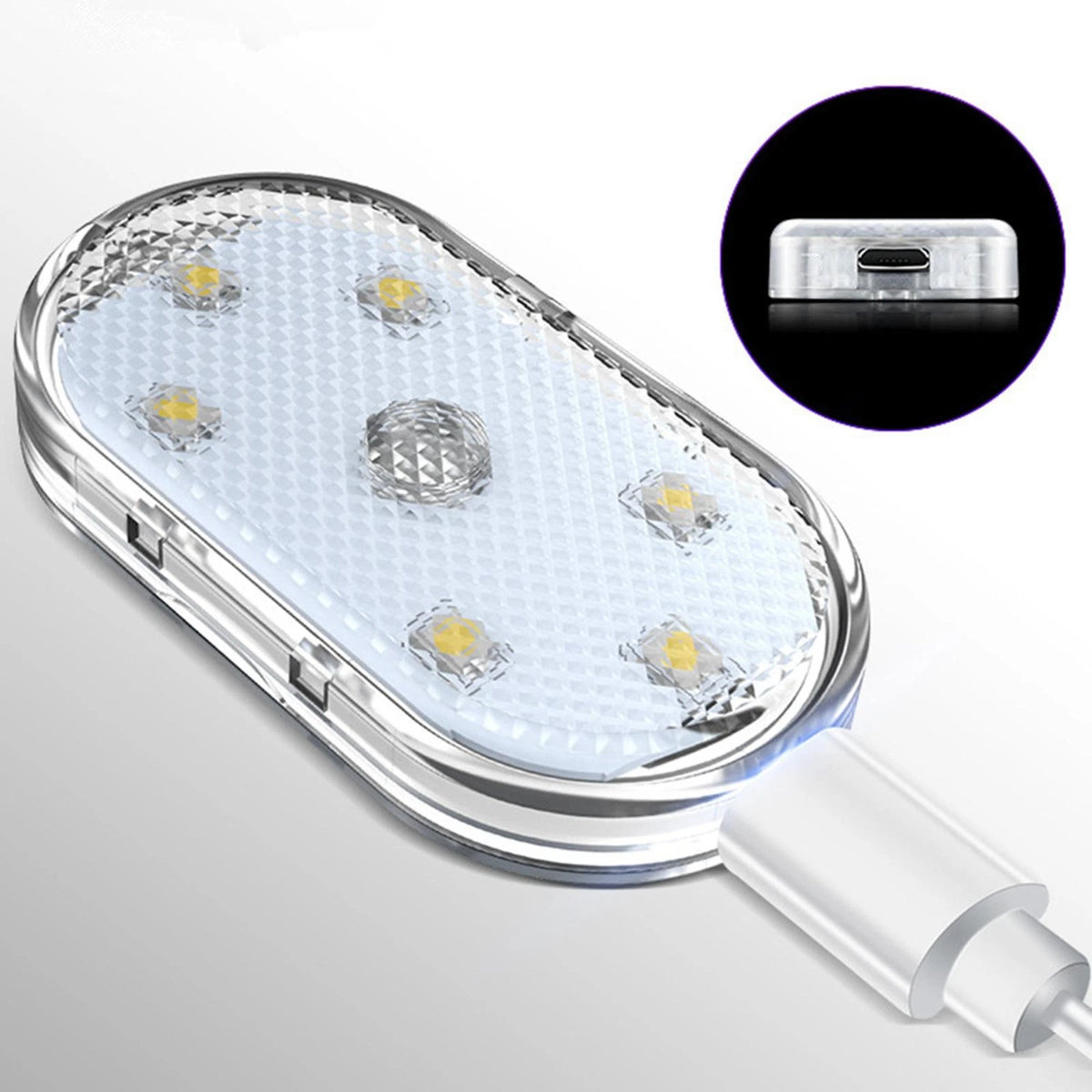 Touch Control LED Ambient Light for Car Interior (USB Charge)