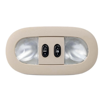 For Ford F150 04-08 Overhead Console w/ LED Dome Map Light & Sunroof Switch Tan