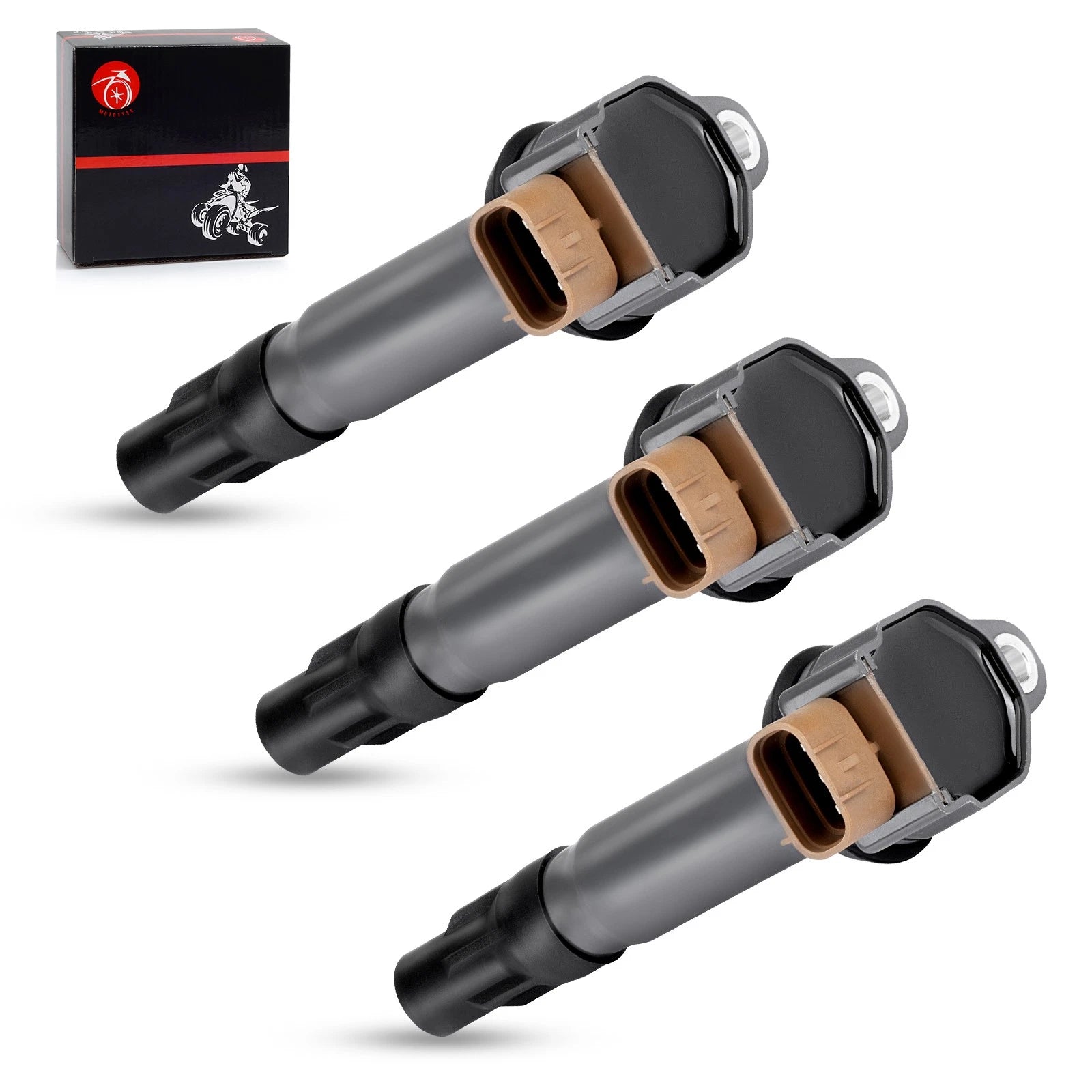 3Pcs Ignition Coil for Sea-Doo RXP GTX RXT GTR GTI (2007–2023) 420666142 420666141 420666140