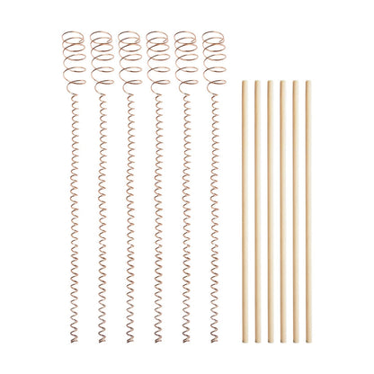 6 Pack Copper Stakes for Garden Customization