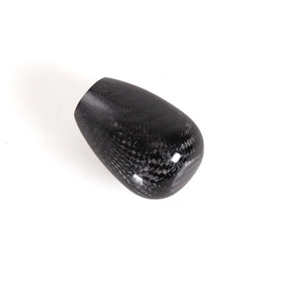 Carbon Fiber Short Oval Shift Knob for Universal Fit (Easy Installation)