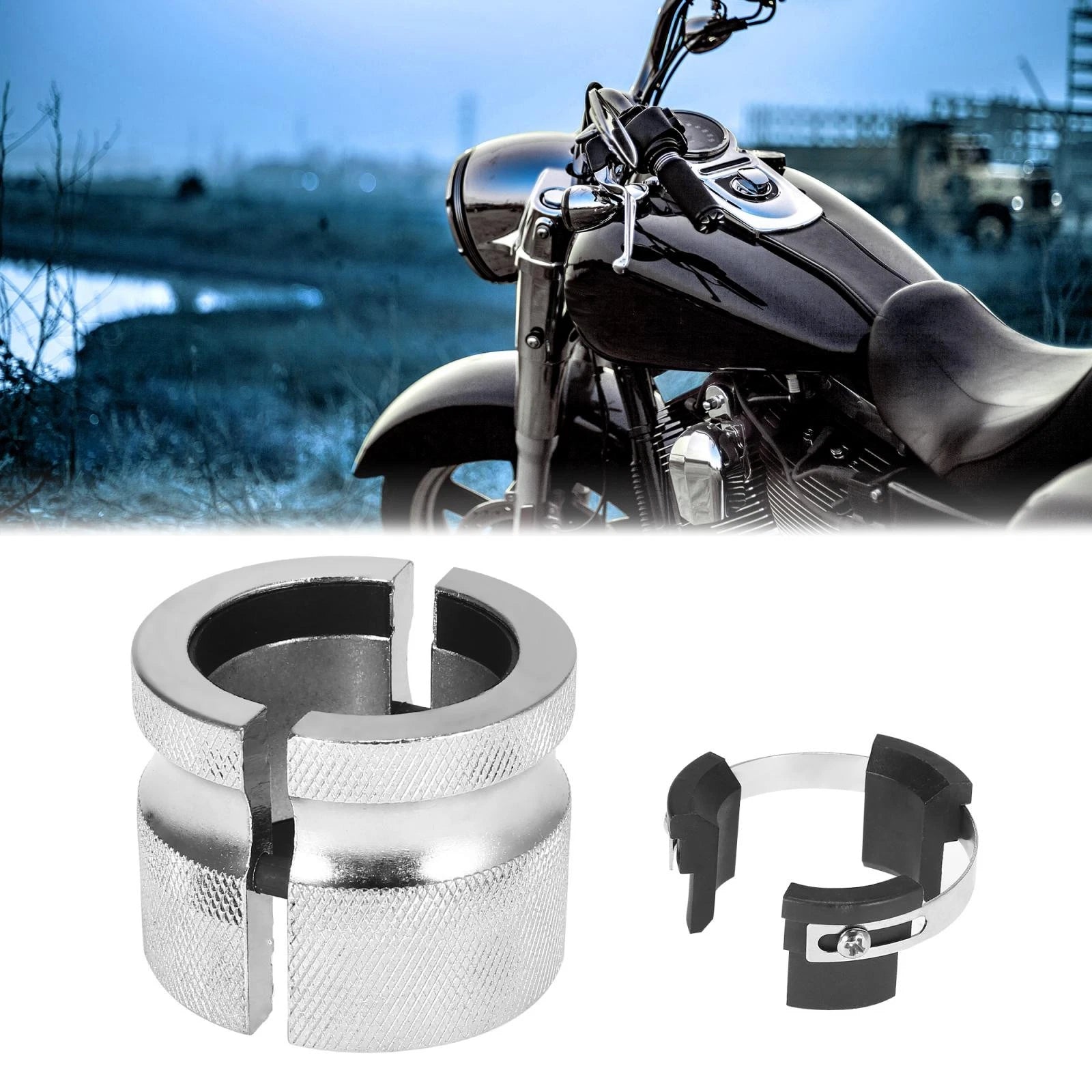 Fork Seal Driver Tool Adjustable 39mm to 50mm for Universal Motorcycles (—)
