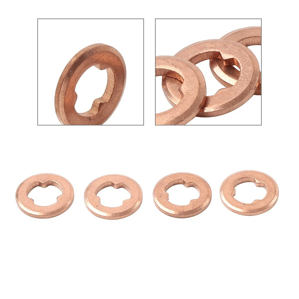 4X Copper Gasket Washers for Mazda BT50, Ford PJ (2006–2011)