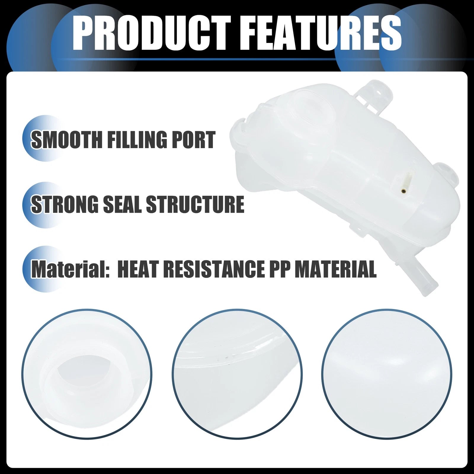 Coolant Expansion Recovery Overflow Tank Replacement for Chevrolet Sonic (2012–2019)