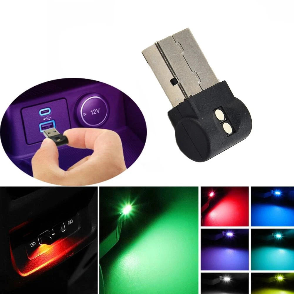 RGB LED Car Interior Light for Universal Use (Mini USB)