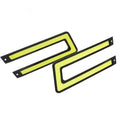 2X U Shape White LED Daytime Running Light for Car Front Bumper