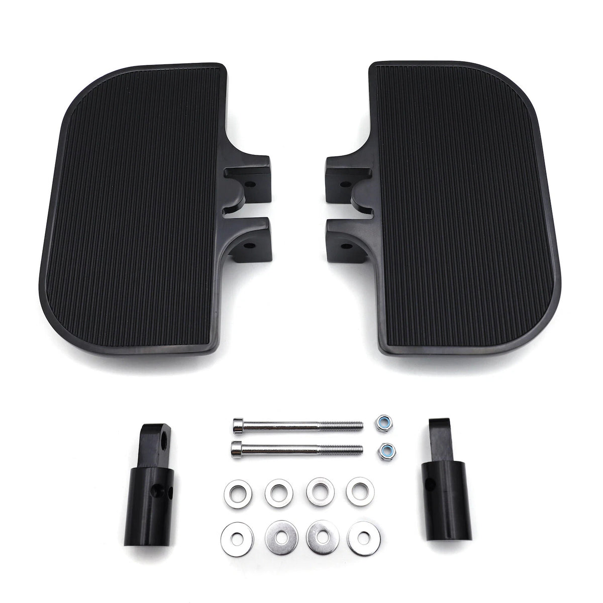 Black Floorboards for Harley Dyna Fat Bob/Low Rider/Street Bob/Super Glide (2006–2023)
