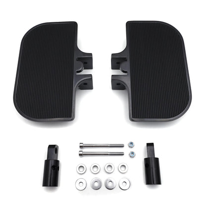 Black Floorboards for Harley Dyna Fat Bob/Low Rider/Street Bob/Super Glide (2006–2023)