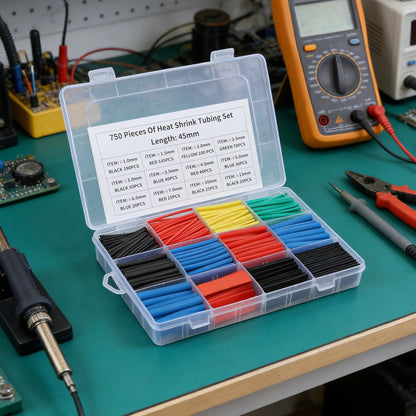 280pcs Heat Shrink Tubing Assortment Kit for Electrical Wire Protection