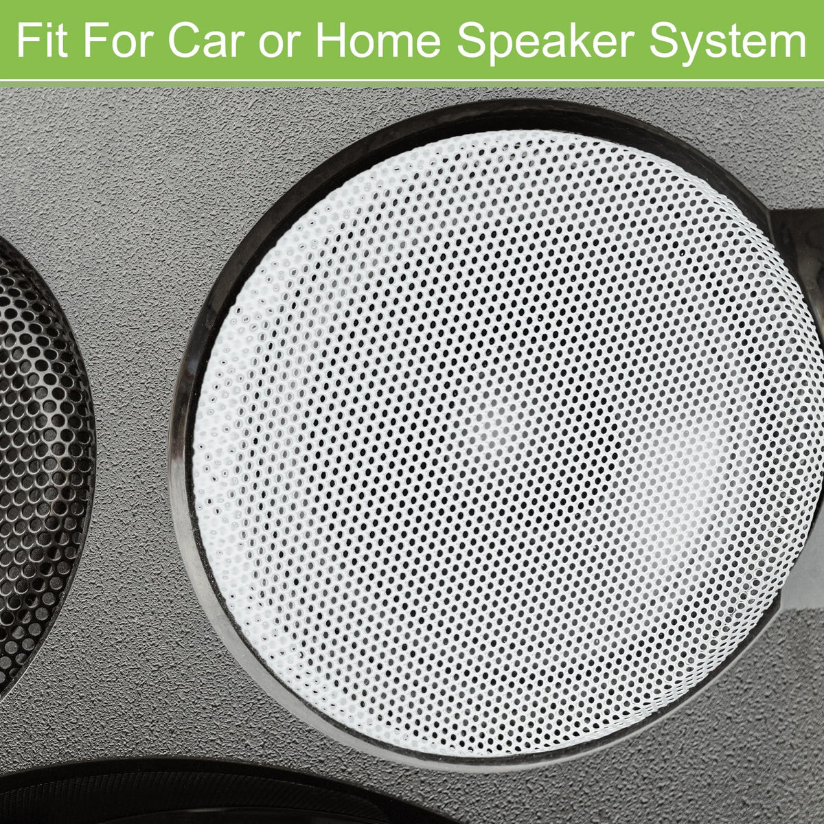 2X 6.5" Steel Speaker Mesh Grille for Audio Subwoofer (173mmx6.5mm)