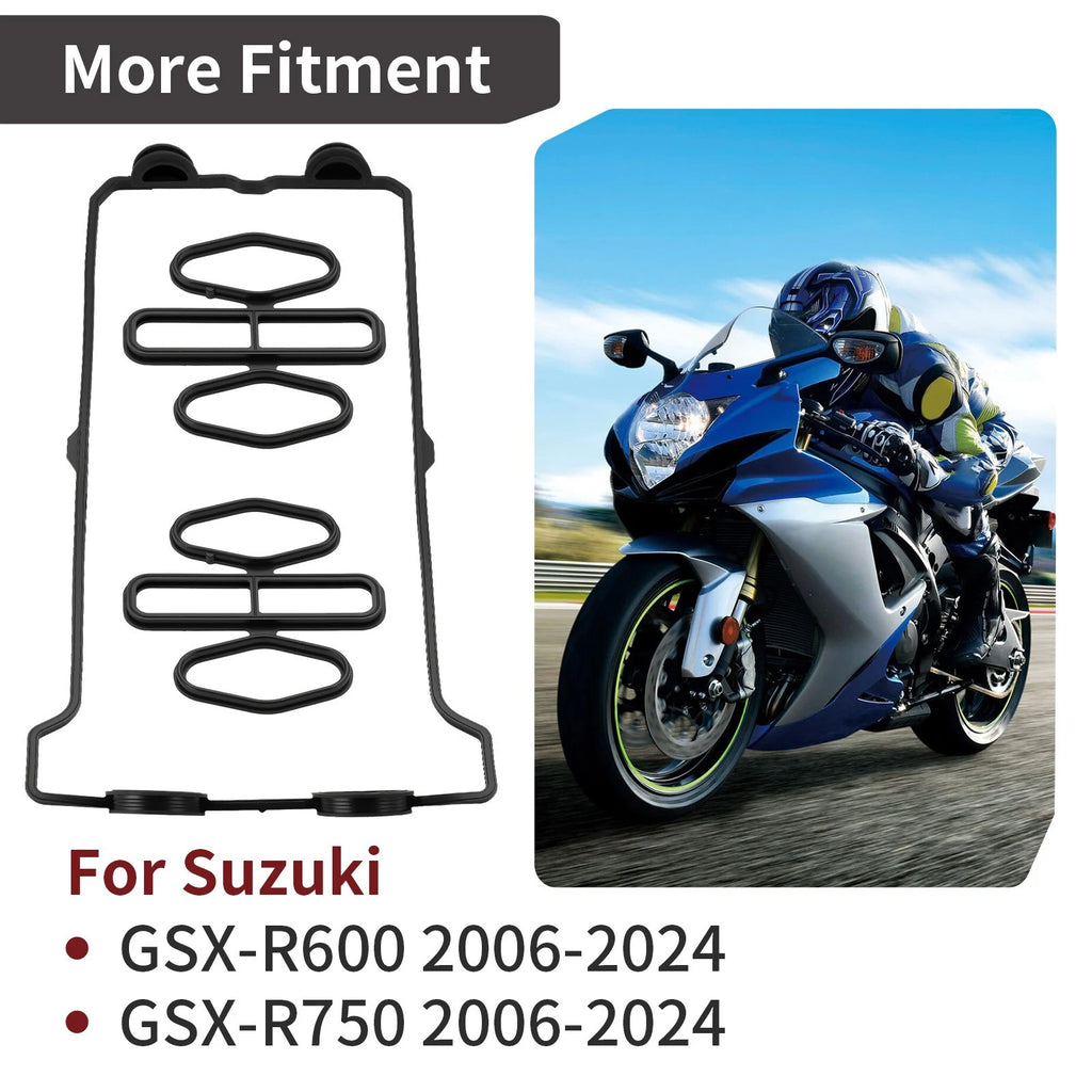 Cylinder Head Valve Cover Gasket Kit for Suzuki GSX-R600 GSX-R750 (2006–2024)