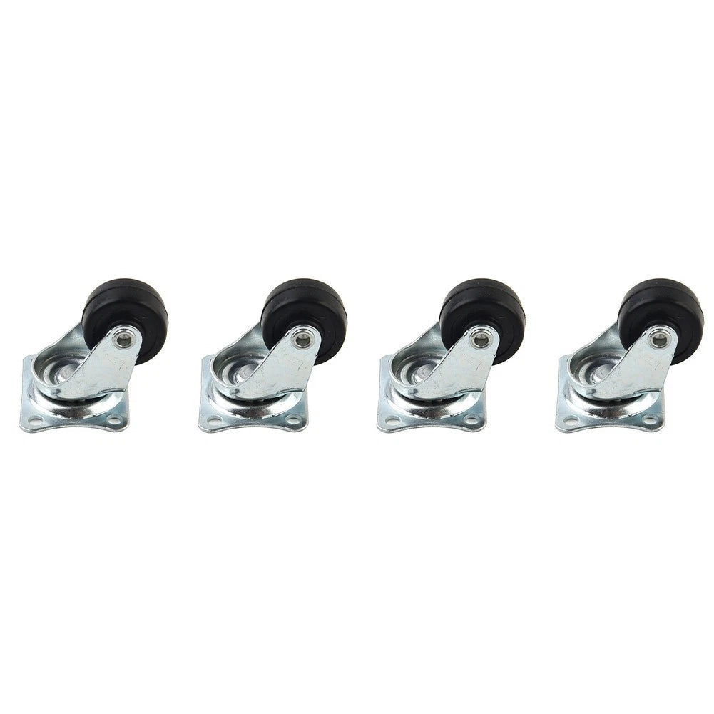 Set of 5 Casters 7/16 x 7/8 Inch Polyurethane for Home Office