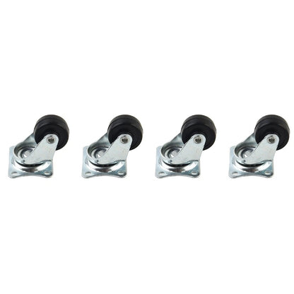 Set of 5 Casters 7/16 x 7/8 Inch Polyurethane for Home Office