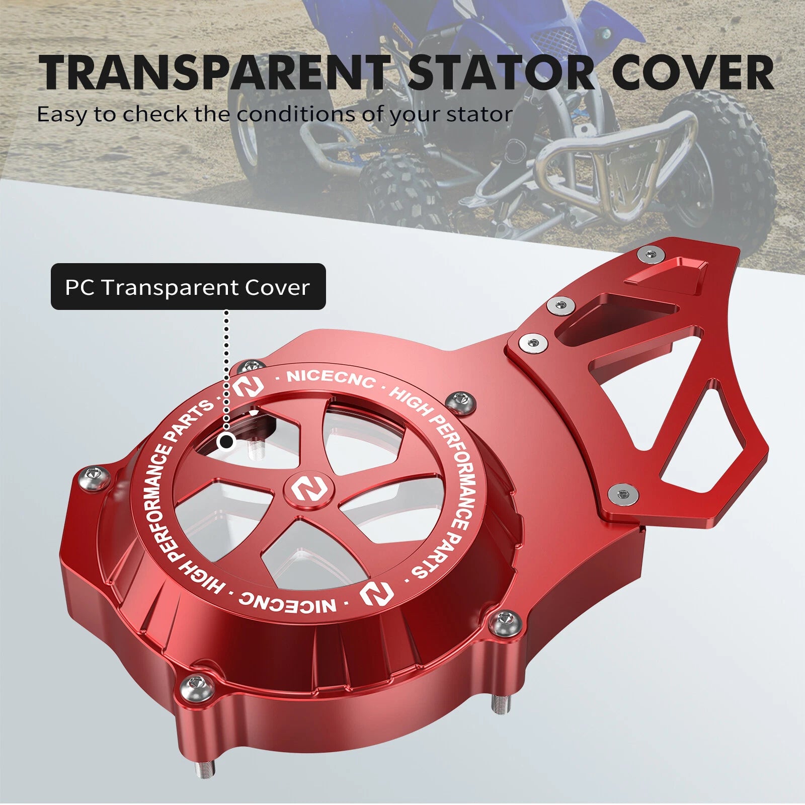 Engine Stator Guard Crankcase Cover for Yamaha Blaster YFS200 (2000–2006)