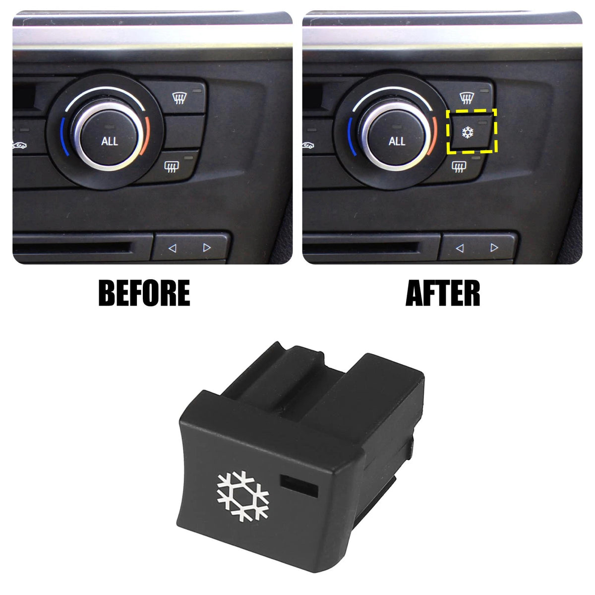 Climate Control Button for BMW 1 3 Series X1 (2004–2013)
