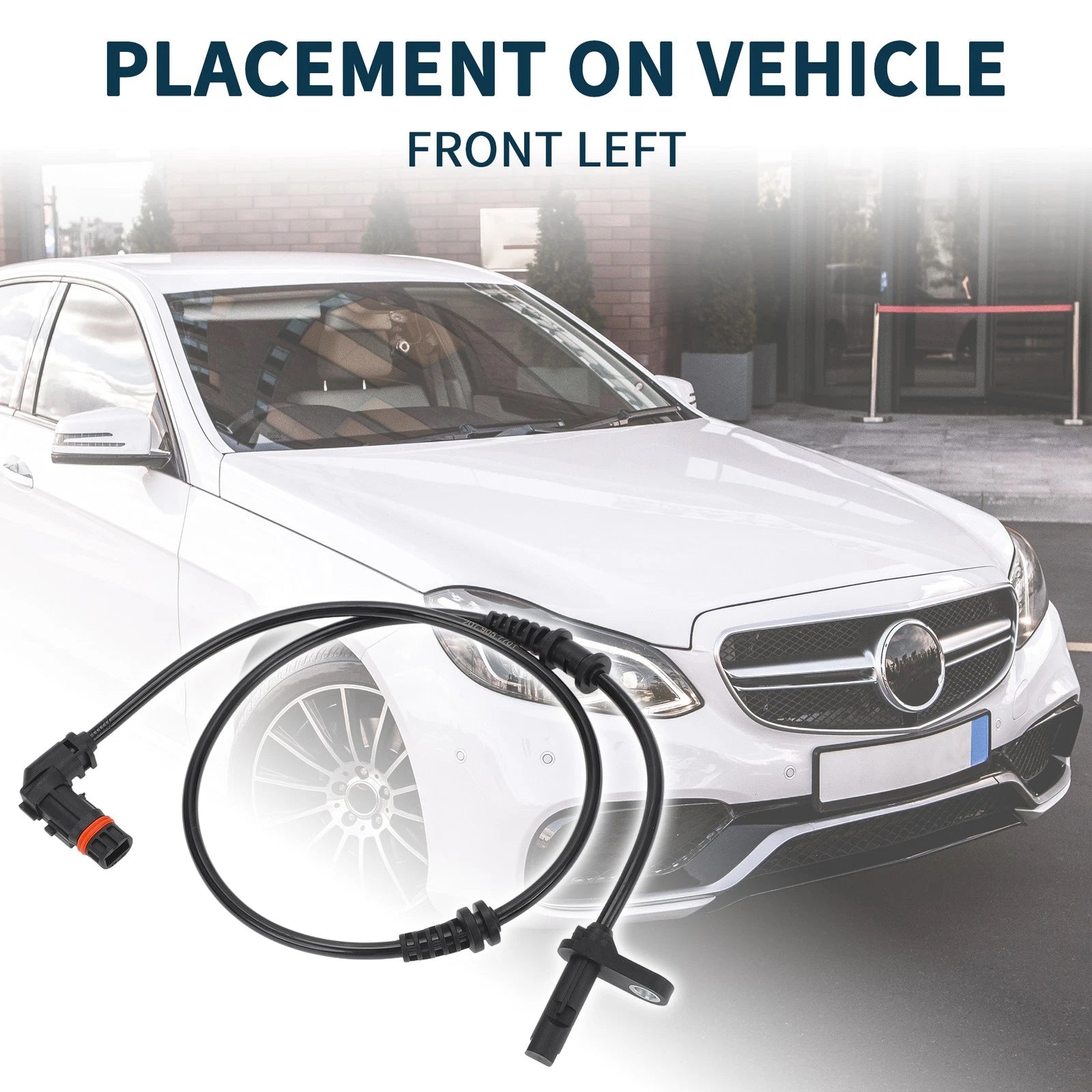 ABS Wheel Speed Sensor Front Left for Mercedes-Benz E550 (2014–2016)