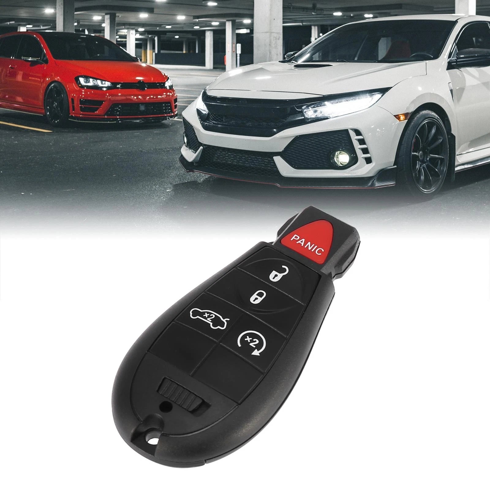 Keyless Entry Remote Car Key Fob Replacement for Dodge Dart (2013–2016)
