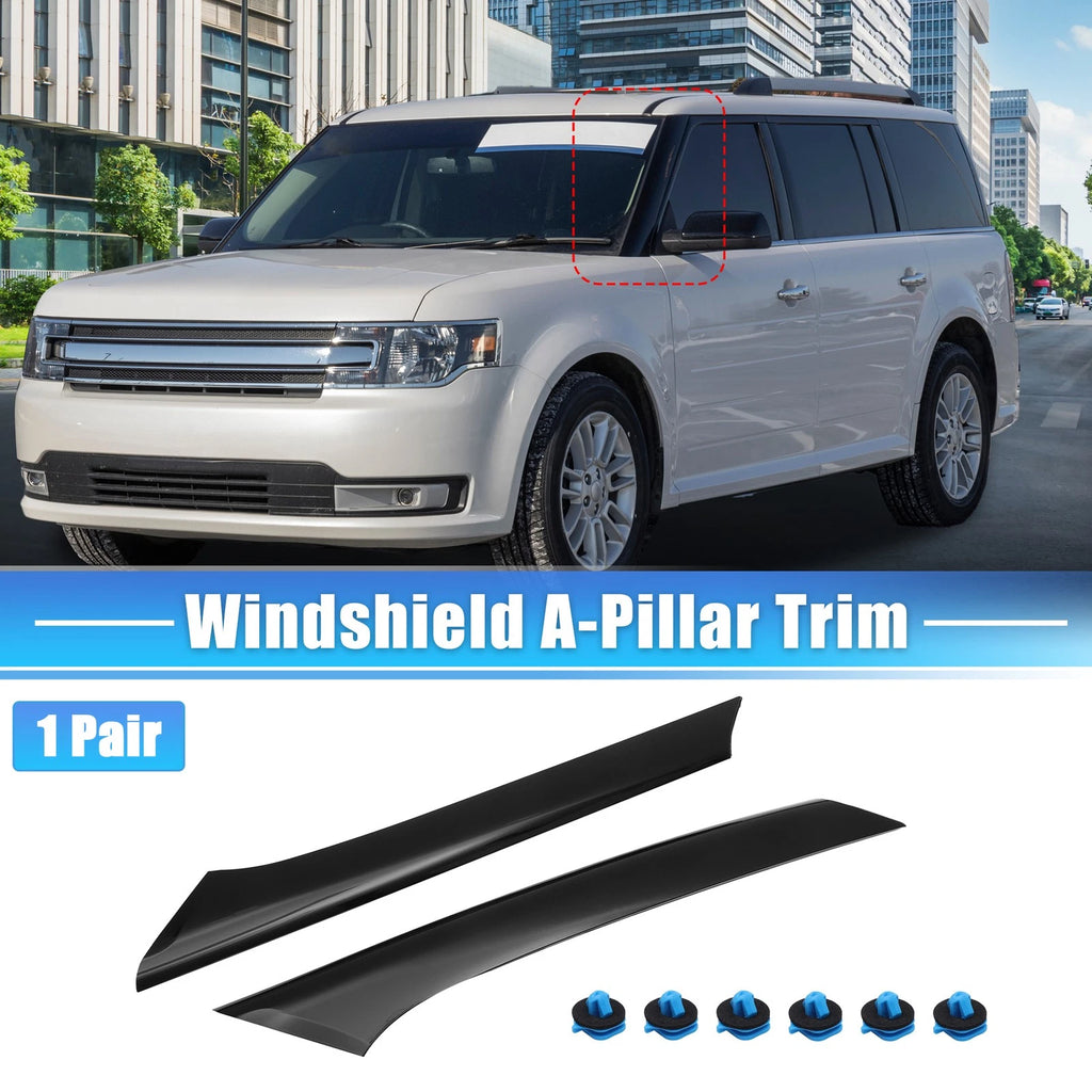 Pair Windshield A-Pillar Trim Panel for Ford Flex (2009–2019) BA8Z7403145AA