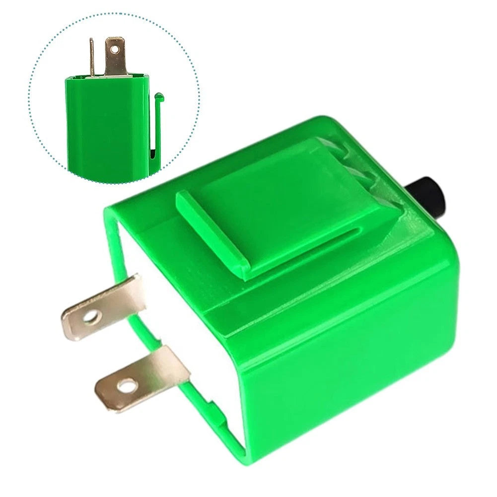 Adjustable Light Relay for Motorcycle LED Turn Signal Indicator 2 Pin