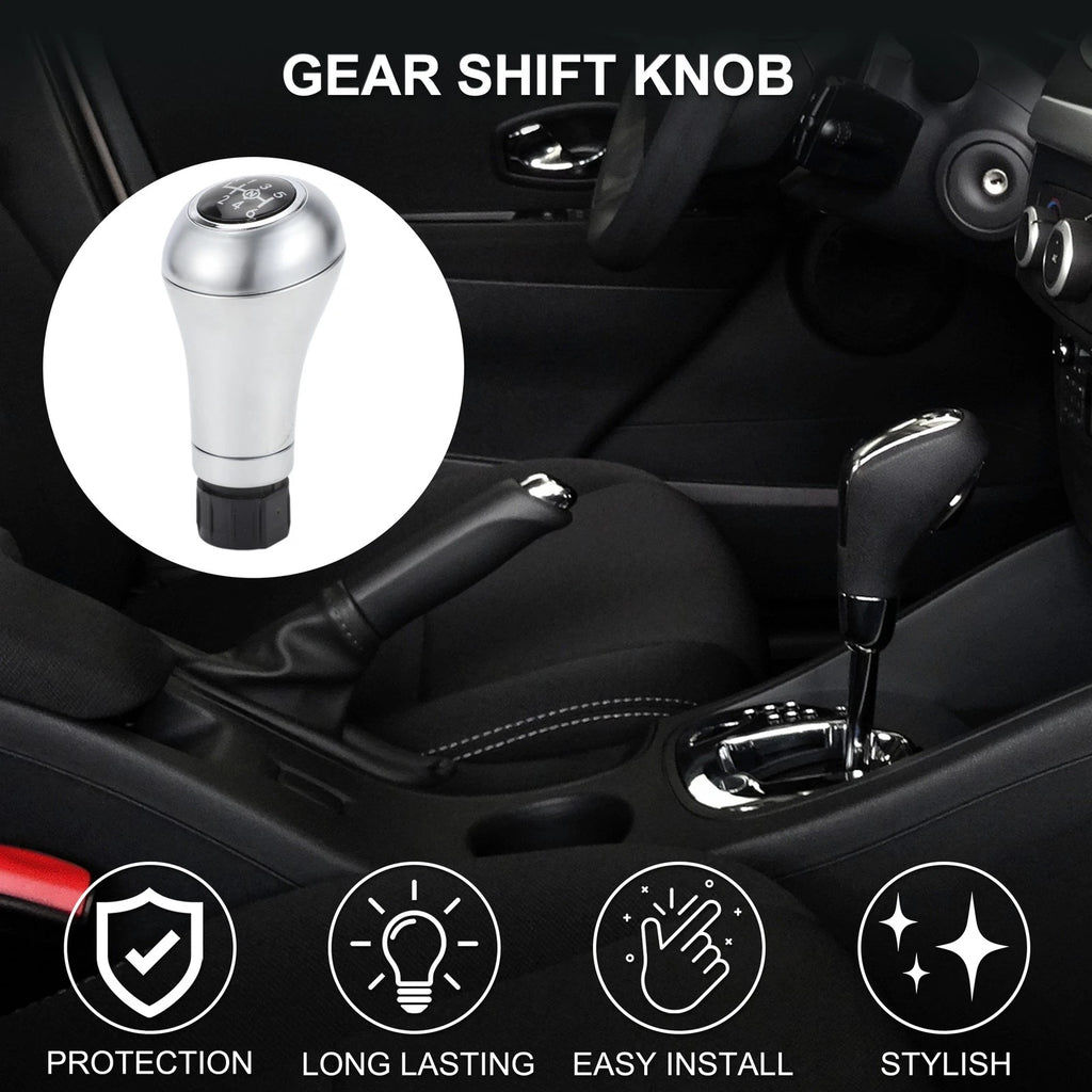 6 Speed Manual Shift Knob Aluminum Replacement for Mercedes-Benz C-Class (2000–2023)