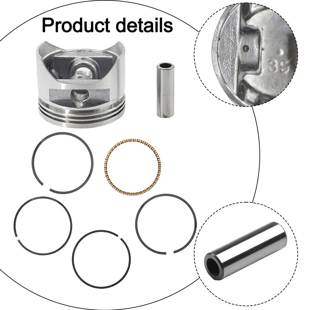 Piston Kit for 35CC 4-Stroke Trimmer GX35 (39mm Metal Construction)