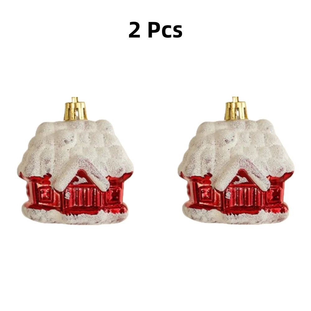 2Pcs Christmas Tree Decorations for Home Hanging Decor