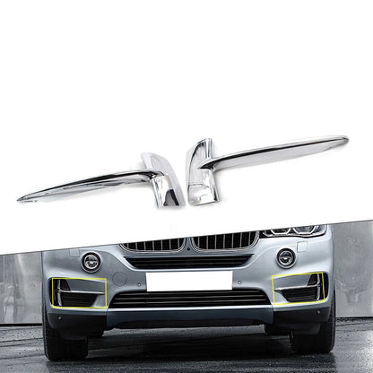 Set of 2 Front Bumper Grille Trim Chrome for BMW X5 F15 (2014–2018)