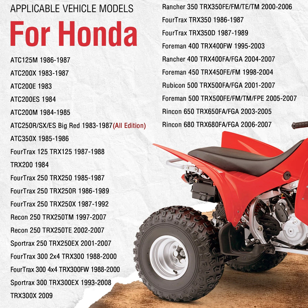 Handle Grips & End Guard for Honda Sportrax 300 TRX300EX (1993–2009)