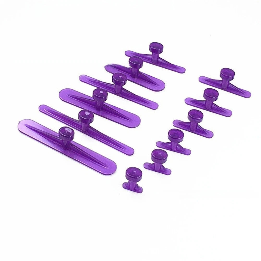 Car Dent Correction Kit 12pc Purple Pull Rods for Hail and Dent Repair